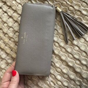 Kate Spade Taupe Leather Wallet